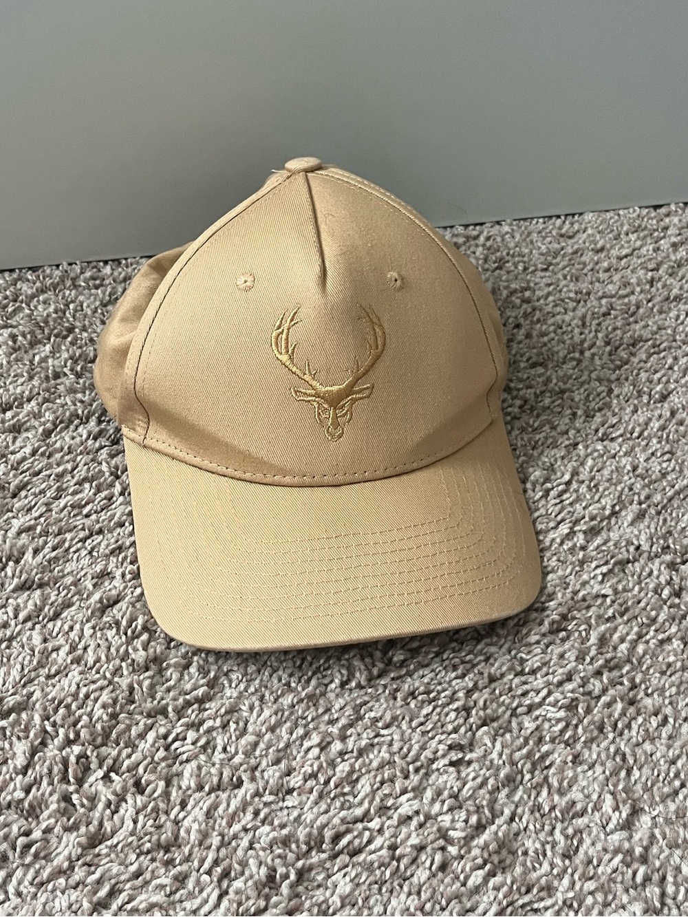 Bucked Up tan baseball cap #outdoor